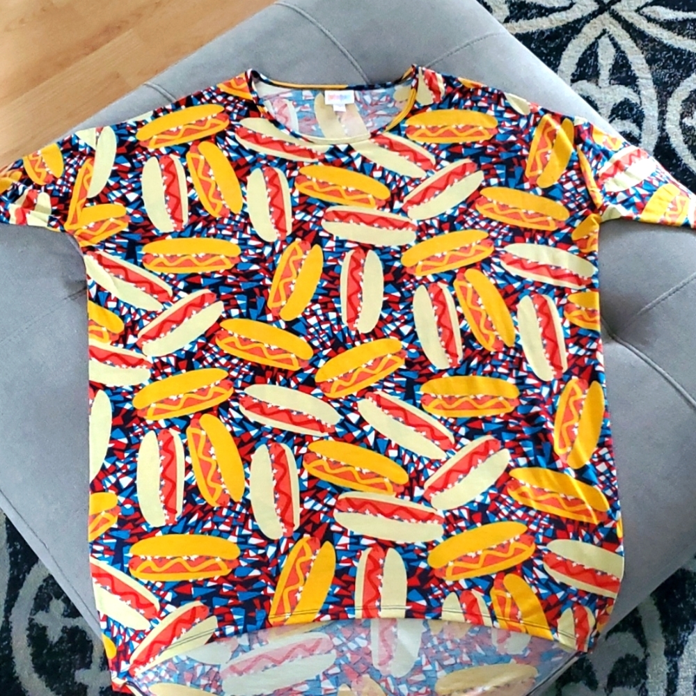 Lularoe Hotdog Irma Tunic